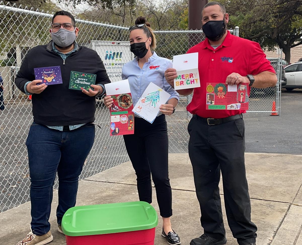 OVER 900 CHRISTMAS CARDS COLLECTED! Meals on Wheels San Antonio